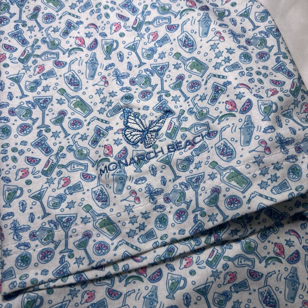 Johnnie-O Hendrick Polo Shirt Size XXL Blue Cocktail Malibu Golf Preppy Active - Picture 13 of 16